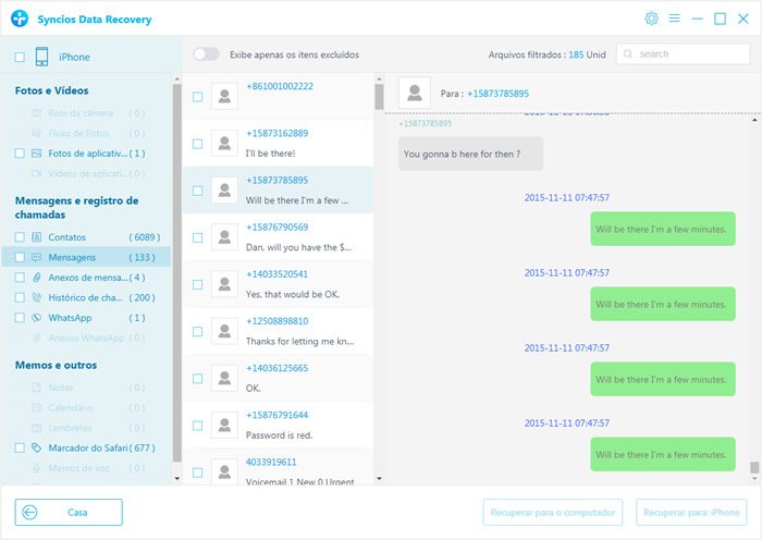 recover lost data from iPhone