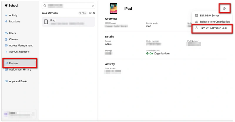 bypass icloud via abm