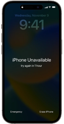 turn off screen lock on iphone by erase iphone
