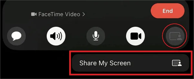 facetime share screen