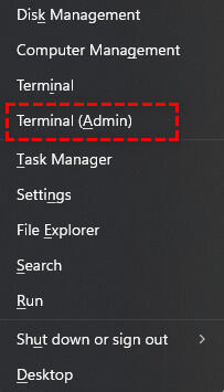 Opening a terminal window with administrator privileges