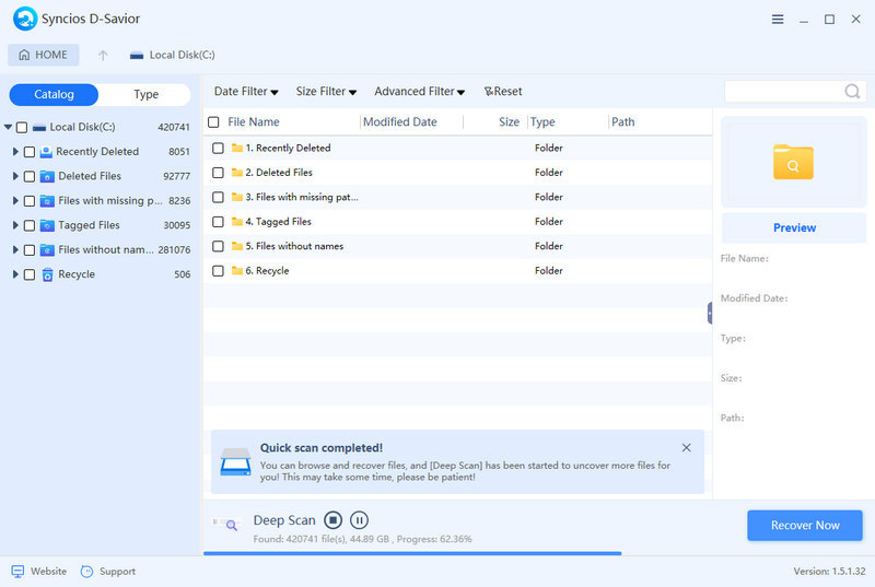 scanning partition