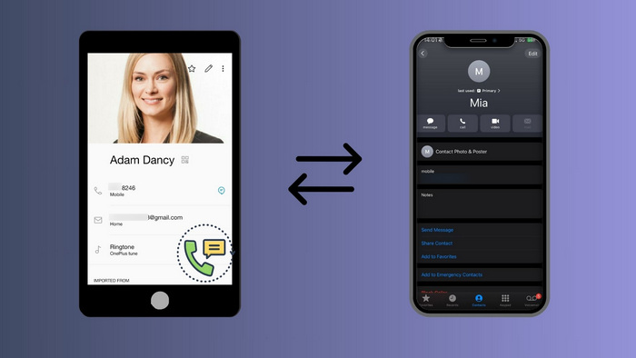 Transfer Contacts from Android to iPhone