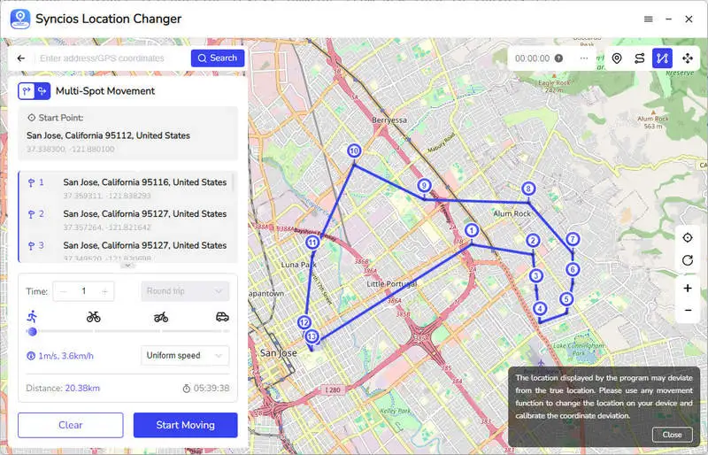 Setting up multiple destinations