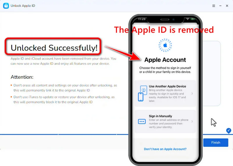 delete iCloud account