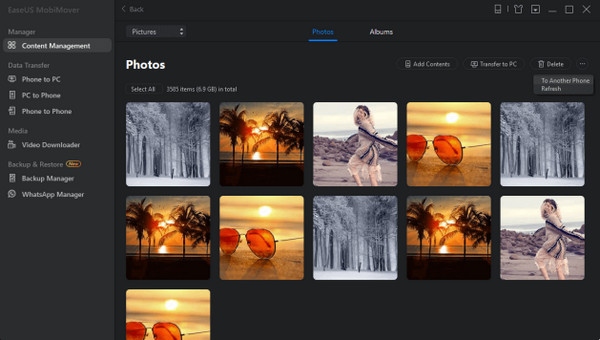 EaseUS MobiMover photos manager