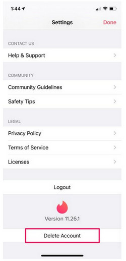 Completely Remove Your Tinder Account on iPhone
