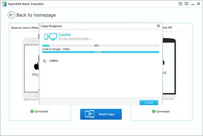 Sync iPhone  contacts to Samsung Galaxy A9