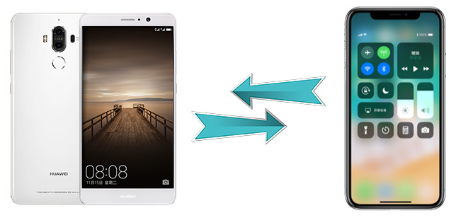Huawei to iPhone X data transfer