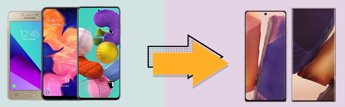 transfer old Samsung data to Samsung Galaxy Note 20