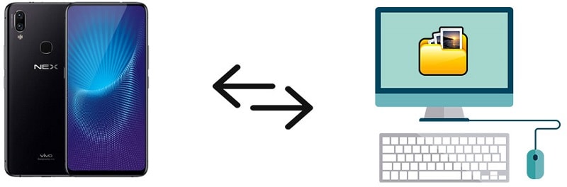 transfer photos between Vivo Nex and computer