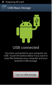 htc usb storage