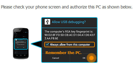 authorize on device