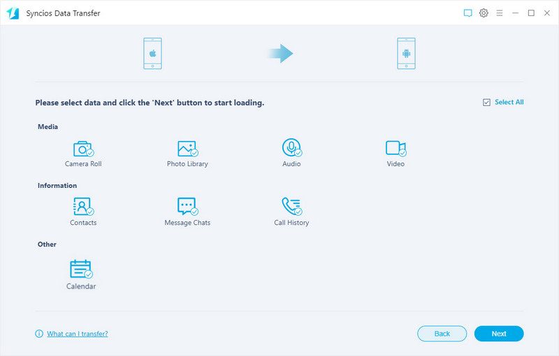 copy and move iphone data to oneplus 9