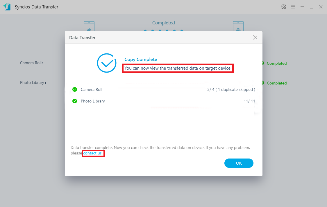 transfer data from iPhone to Samsung 