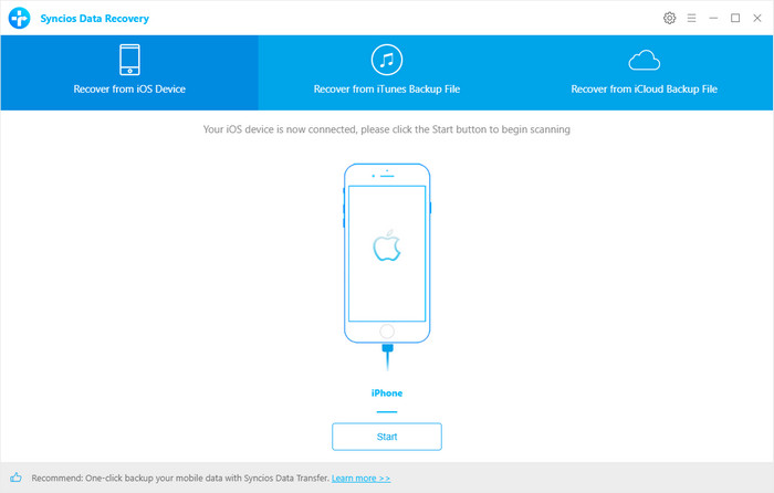 retrieve lost iOS data