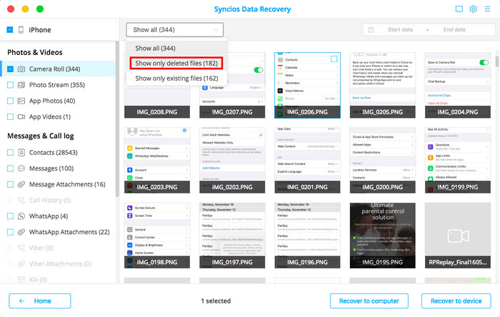 recover deleted data from iphone