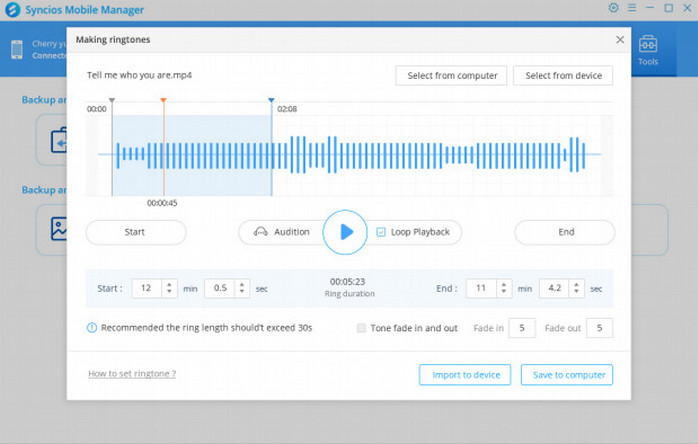 customize song to ringtone for Samsung Galaxy Note 20