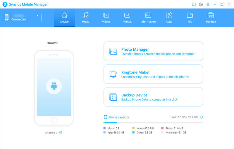 User operating interface