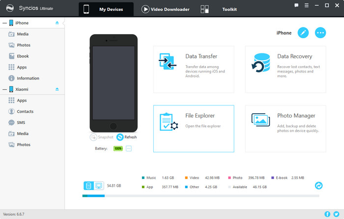 Connect Android and iOS to computer 