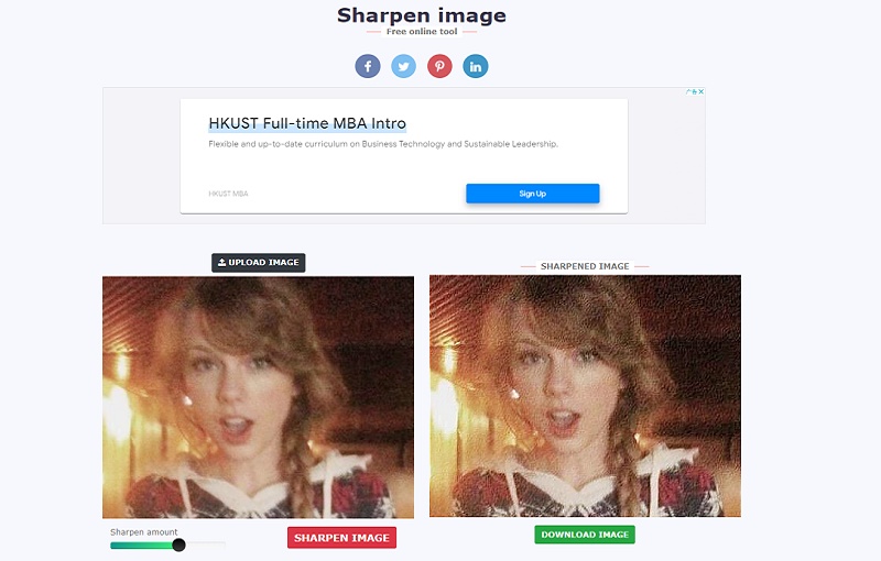 sharpen image