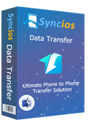 Product box of syncios data transfer