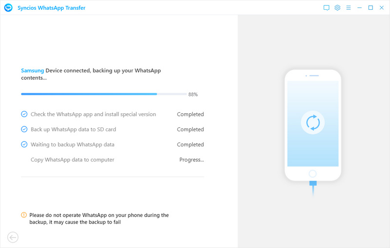 backup Samsung WhatsApp to computer