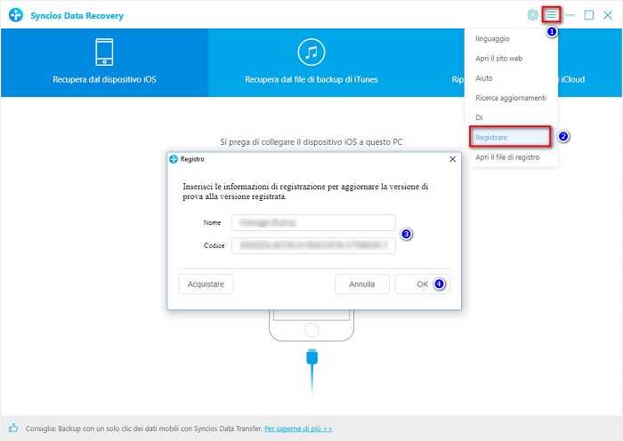 register syncios data recovery windows version