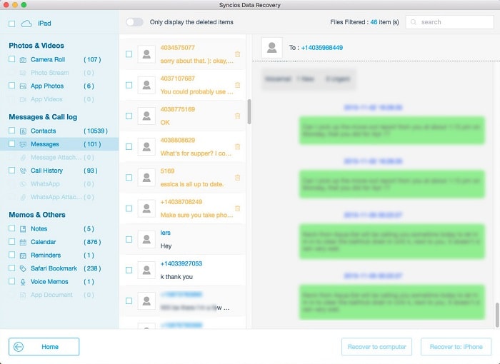 preview downloaded iCloud backup file