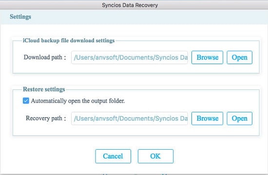 store recovered data to computer