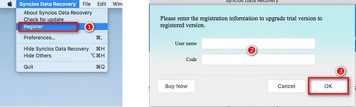 register syncios data recovery mac version